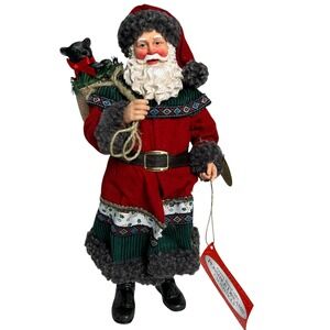 Dept 56 Possible Dreams Christmas‎ Club Santa Claus Figurine 4030995D Clothtique